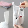 Standing Toiletry Bag Portable Lightweight Travel Toiletry Bag Eva Mesh Large Capacity Makeup Bag Waterproof Organizer For Daily