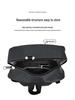 Men's Waterproof Solid Color Laptop Backpack for Business and School