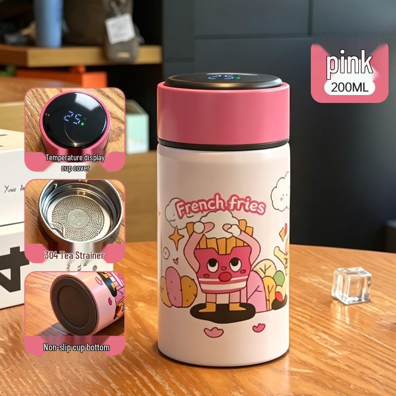 Intelligentes Display Edelstahl Isolierter Mini-Becher - Ideales Geschenk für Männer, Frauen, Kinder und Studenten