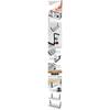 Undertable Storage Rack Metal Cable Tray Computer Desk Wire Organizer Without Perforated Kitchen Artifact Storage Accessories