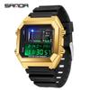 Sanda Multifunctional Luminous Sports Watch - Countdown, Snooze Alarm, Electronic for Students and Men