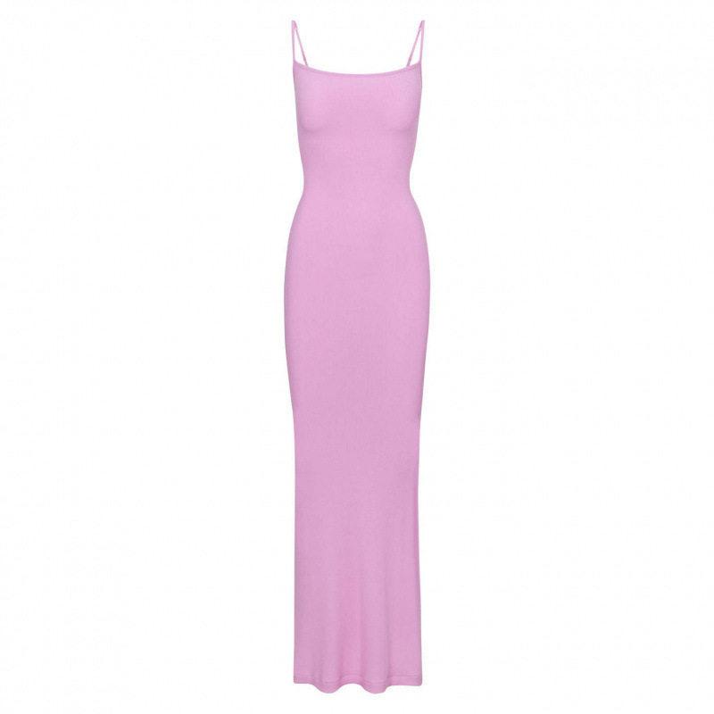 Skims Kardashian Yi Mengling same Spice Girl Threaded Suspender Dress Women's Halter Skinny Hip Wrap Long Skirt