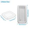 1Pc Inflatable Pvc Ice Serving Tray Cooler With Drain Plug Floating Durable Drink Chiller For Picnic Pool Party Supplies