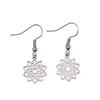 Filigree Teardrop Dangle Earrings Vintage Boho Leaf Drop Earrings For Women Ethnic Retro Jewelry