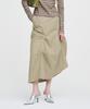 Kimjisu Dozi - Pinched Long Skirt _ Beige