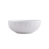 Abay Minimalist White Ceramic Deep Plate