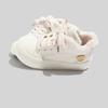 Fleece-lined and Thickened Cotton-padded High-top Sneakers Are Fashionable Versatile Casual and Warm