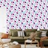 Wallpaper Purple Flowers White and Purple for Living Room and Bedroom 50x1000
