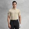 FILA Golf Series Fashion Simple Basic Classic Sports Casual Golf Versatile Comfortable Slim Fit Knitted Short Sleeve Polo Shirt Men tops A11M615103FBG
