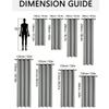 1PC Total Privacy Safe and Odorless Curtains for Living Room and Bedroom Solid Blackout Curtains with Grommets