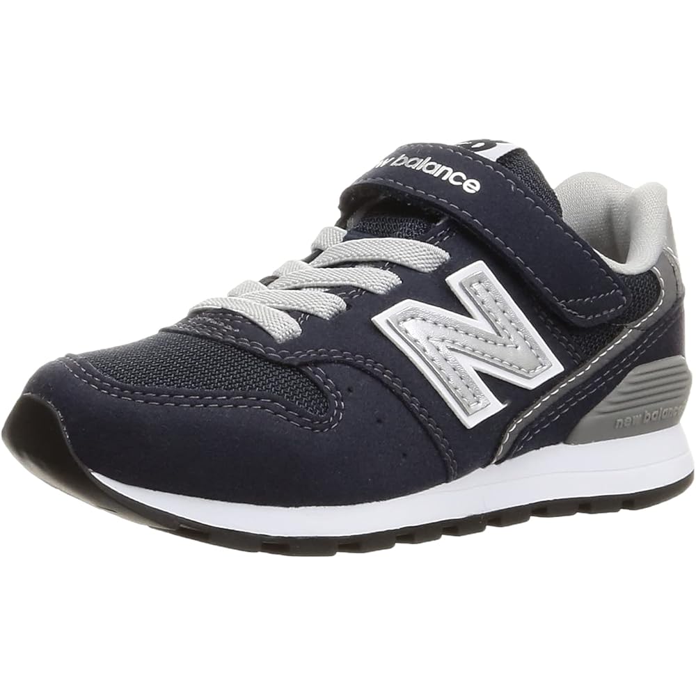 New Balance Kids YV996 Sneakers Rubber Laces Velcro Closure Navy 17.5 cm