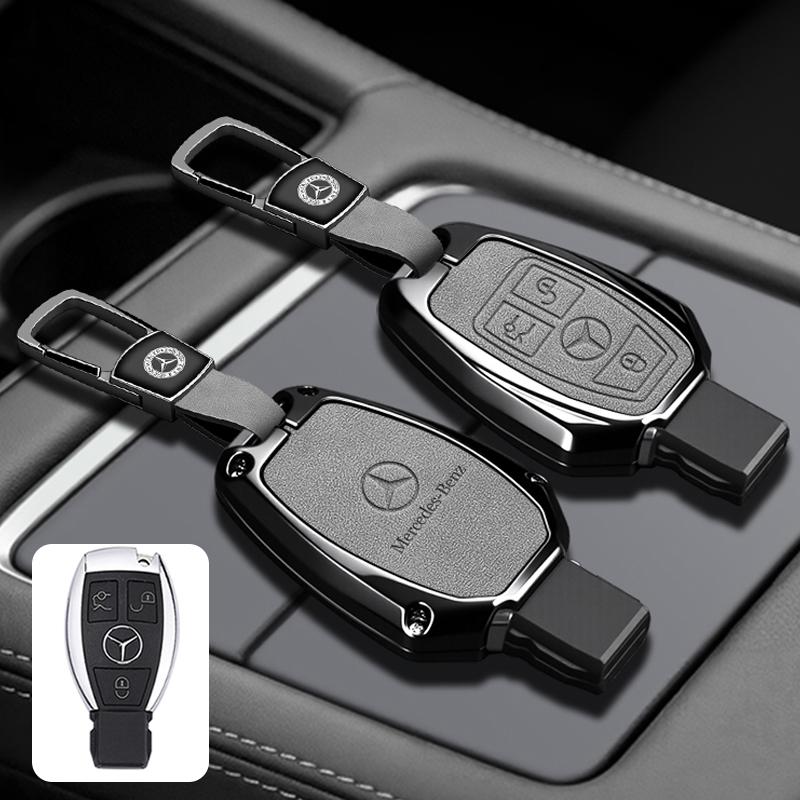 AABGY1 Car Remote Key Case Cover Protector Shell for Mercedes Benz A B G R Class GLA GLK W176 W204 W251 W463 Auto Keychain Accessories