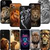 CJ6 Animal Lion Soft Shell Phone Case for Samsung Galaxy S20 S21 S22 Ultra FE + Plus A21S A22 A24 A25 A26 A30 A30S A31