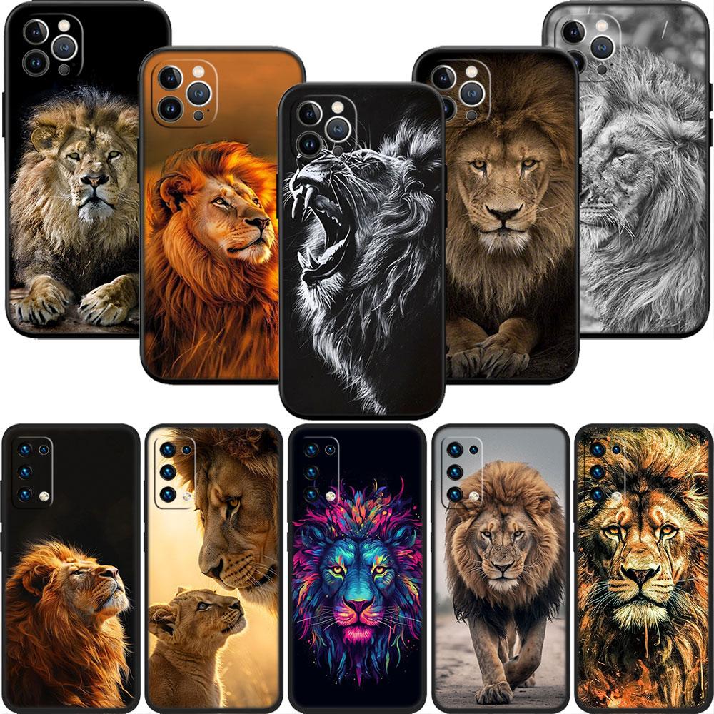 CJ6 Animal lion Soft Shell Phone Case for OPPO A3 Pro A72 A74 A76 A77 A77S A78 A79 A94 A95 A18 A40M A58