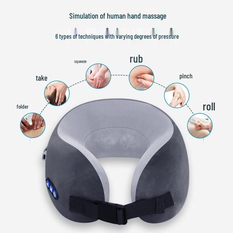 ROTAI K28 U-shaped Neck Massager Pillow