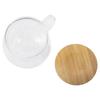 400ml/500ml Tea Mug Round/Mushroom Shaped Separate Tea Ware Separating Glass Teacup  Office