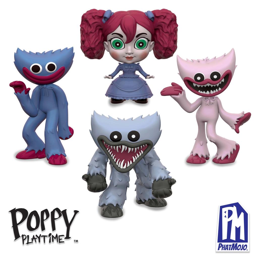 Poppy Playtime - Vintage Collector Figure Pack (4 Exclusive Minifigures, Series 1) [Officially Licensed], (FP7702).