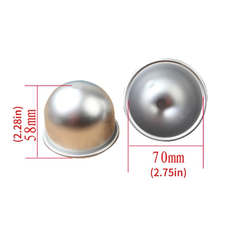 Deep Half Sphere Cake Baking Mould Efficient Nonstick Aluminum Cupcake Maker For Oven And Kitchen Use