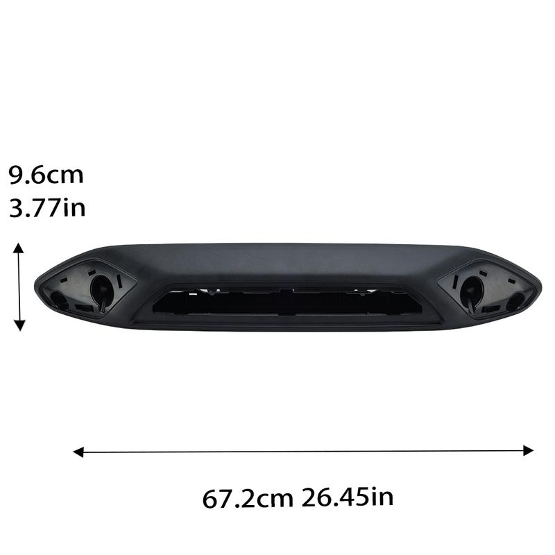 High Mount Brake Light Cover for Ford Transit Mk7 2019 -2023 EU-Spec None LED Bulb Black Replacement KK3113A613CD Accessories