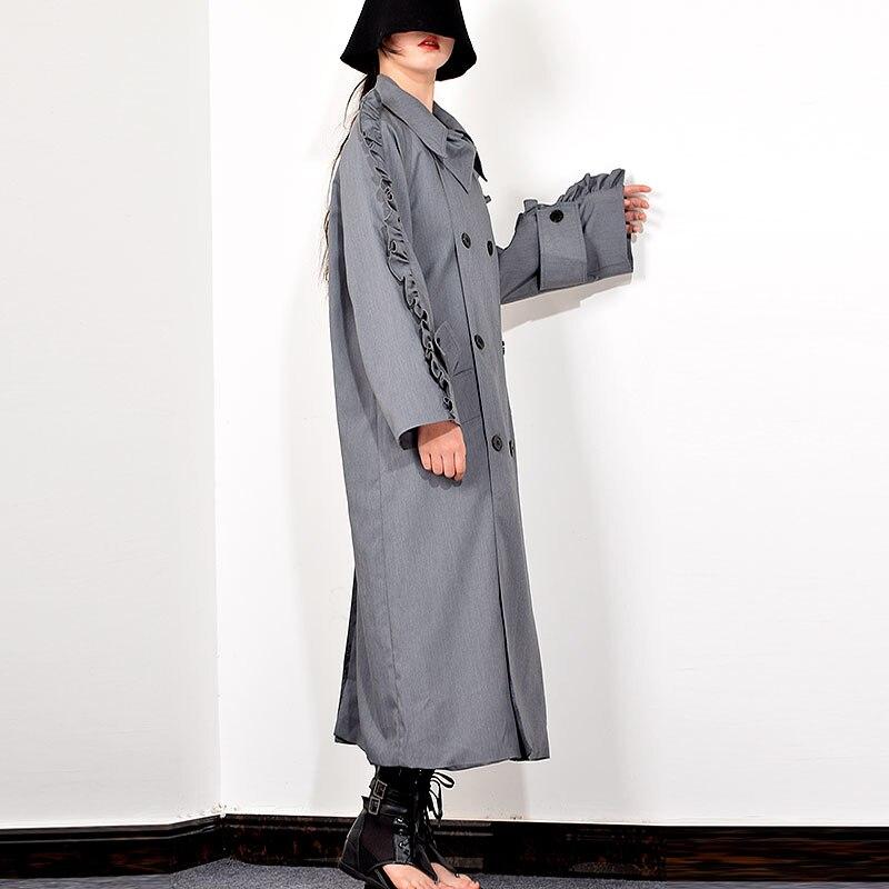 XITAO Fashion Double Breasted Trench XJ3592