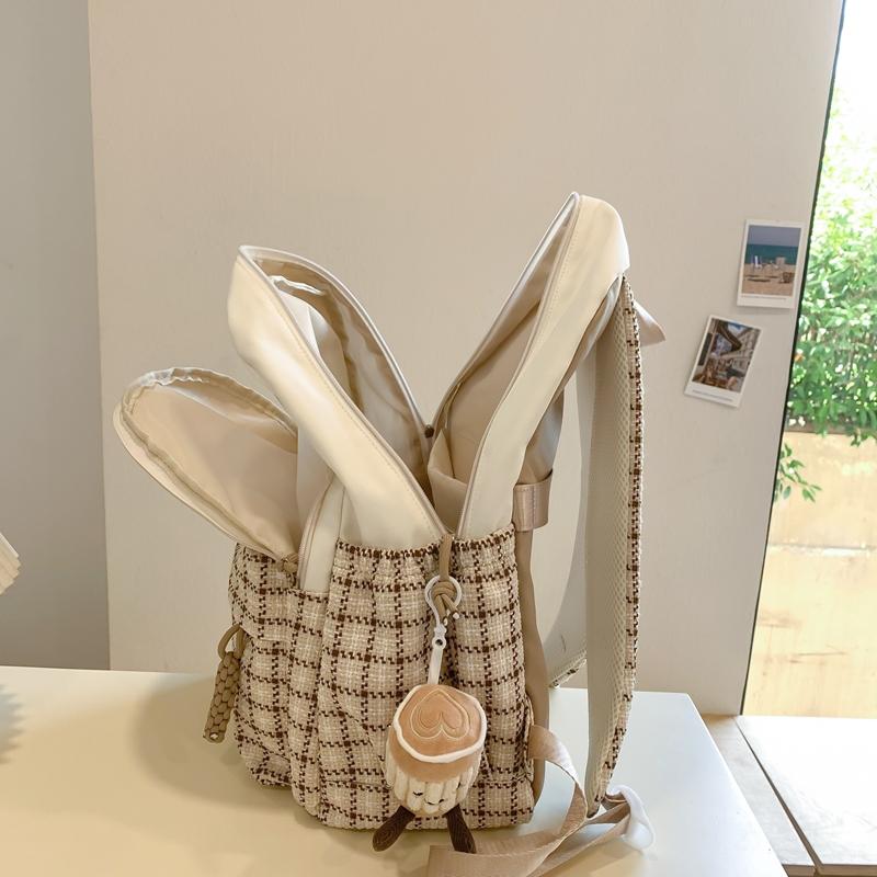 Children's Schoolbag Women's Plaid Backpack Student Backpack