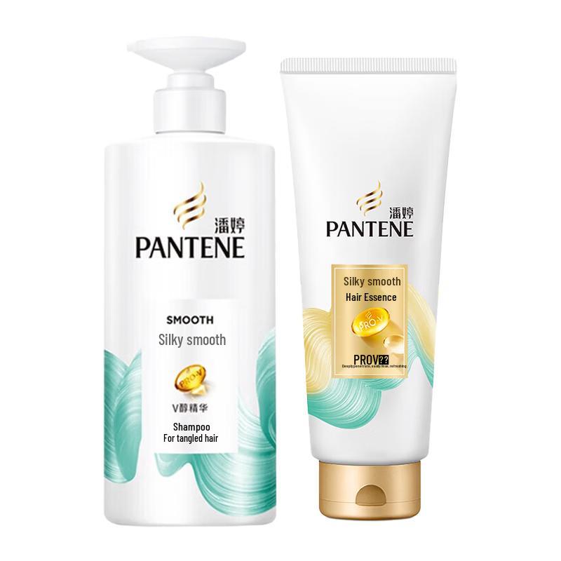 Pantene Silk Smooth Shampoo & Conditioner Set
