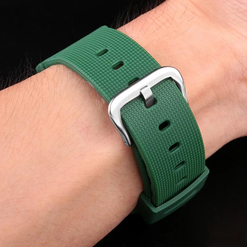 High Quality Rubber Strap For Casio G-Shock GM2100 GA2100 DW5600GM GA 2100 DW6900 Silicone Strap Accessories 16mm