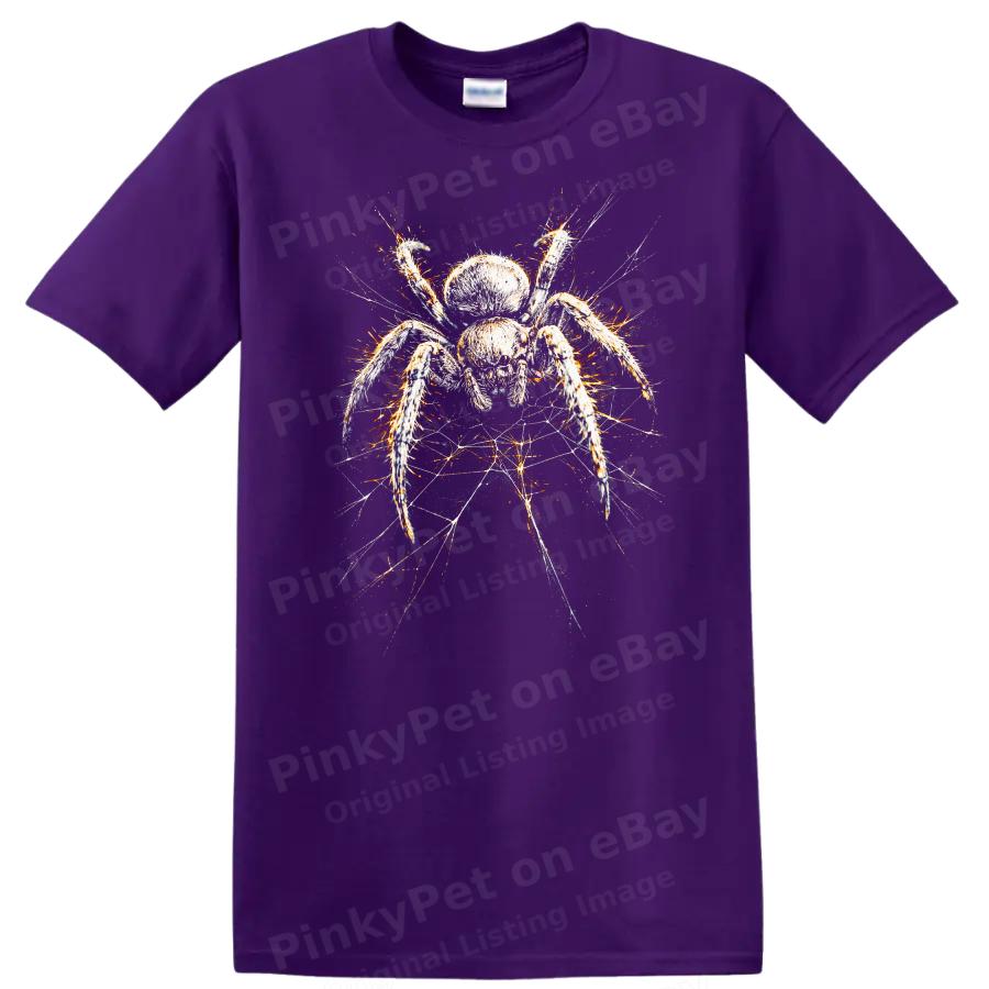 Spider Graphic T Shirt Cool Animal Design for Nature Lover Tee