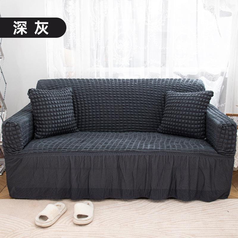 

Цельный эластичный чехол для дивана, чехол для юбки, чехол для защиты от пыли, пузырчатая сетка 90-140