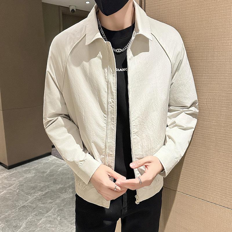 Cleanfit Black Short Executive Jacket Cotton Clothes Men'S Autumn And Winter American Front Shoulder Jacket Mature And Stable Men'S Clothing