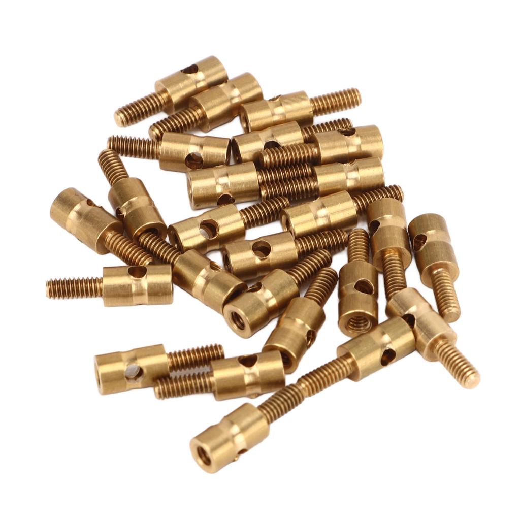 RC Model Pushrod Linkage Stopper 1.5mm Interface Brass Quick Adjust Connector Replacement Part for