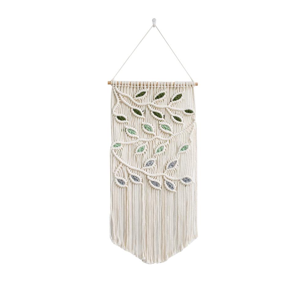 Woven Macrame Tapestry Room Decor Boho Home and Decoration for Bedroom Livingroom Wall Art Aesthetics Decorating Items