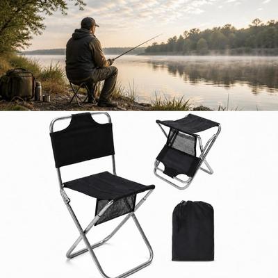 Oxford Fabric Camping Chair Foldable Outdoor Chair Portable Fishing Chair  Fishing