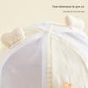 Adorable Bear Mesh Bucket Hat - Windproof & Sun Protective for Outdoor Play