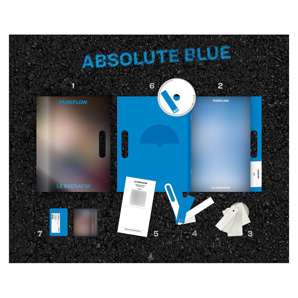 [Pre-Order] LE SSERAFIM PUREFLOW Kpop Album CD Photocard Official Random Compact Version