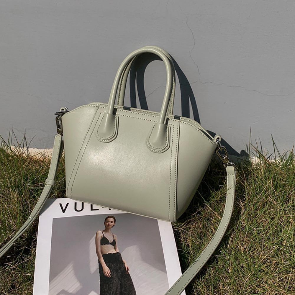 Niche Handbag Wing Bag Temperament Cowhide Large Capacity Commuting Shoulder Dumpling Bag Messenger Bag Women