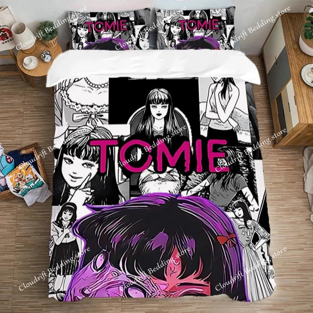Duvet Covers Bedding Set Double Size Tomie Bed Linen Sets Fashion Quilt Cover Set Pillowcase Art Comforter Queen Home Textile026