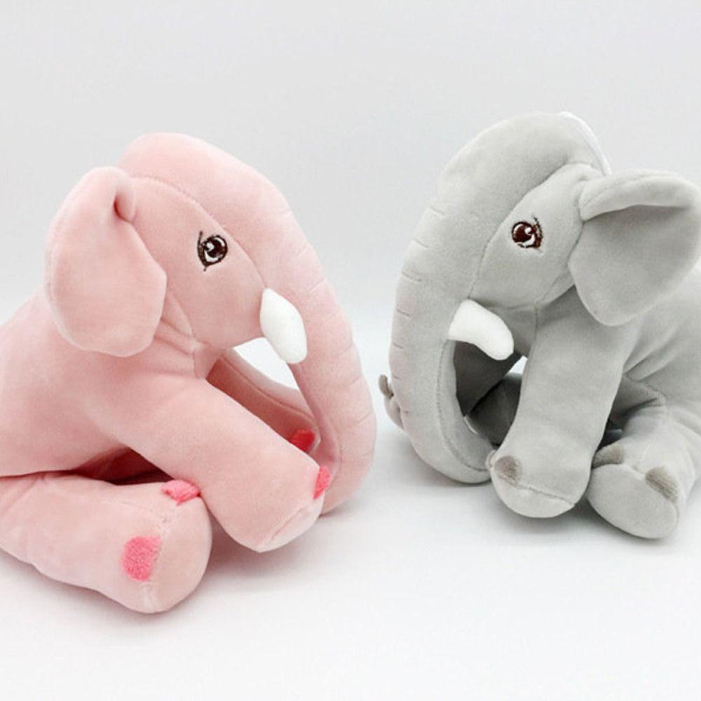 Stuffed Animals Elephant Plush Back Cushion Elephant Doll Xmas Gift Stuffed Elephant Toy  Kids Toy
