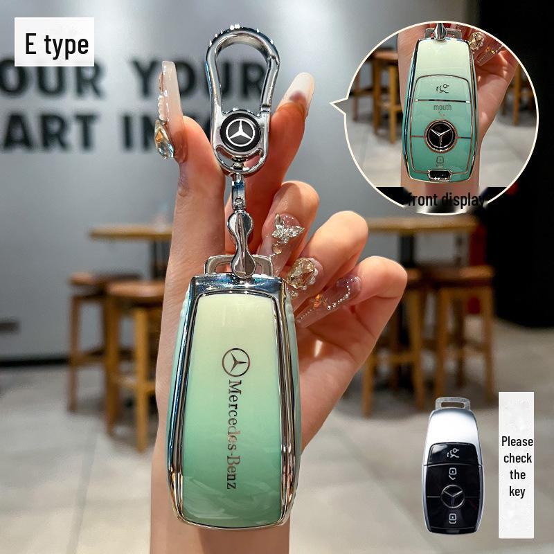 

Чохол для ключа Mercedes-Benz 2024 C260L/E300L/GLC300L/C200L Автомобільний корпус для чоловіків