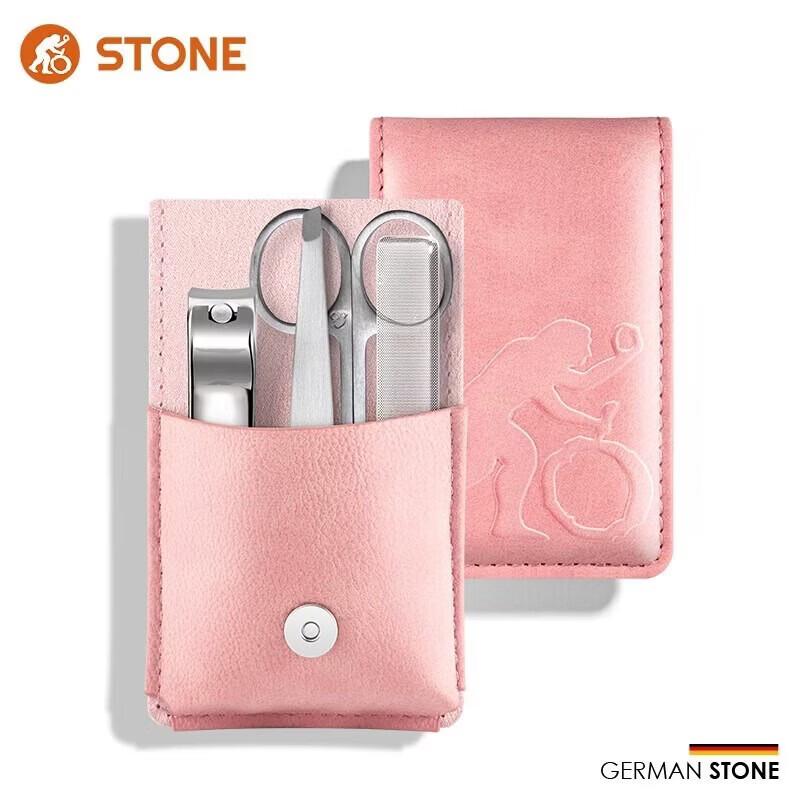 STONE Palm-sized Manicure & Grooming 4-Piece Set
