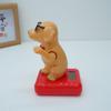 Solar Power Solar-powered Dog Car Ornament Cartoon Dog Car Dashboard Decoration  For Automotive