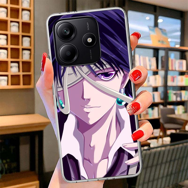 Huner X-Hunters Chrollo Shizuku Phone Case For Xiaomi Redmi Note 15 14 13 12 11 10 Pro Plus 14S 12S 11S 11T 11E 10S Soft Fundas