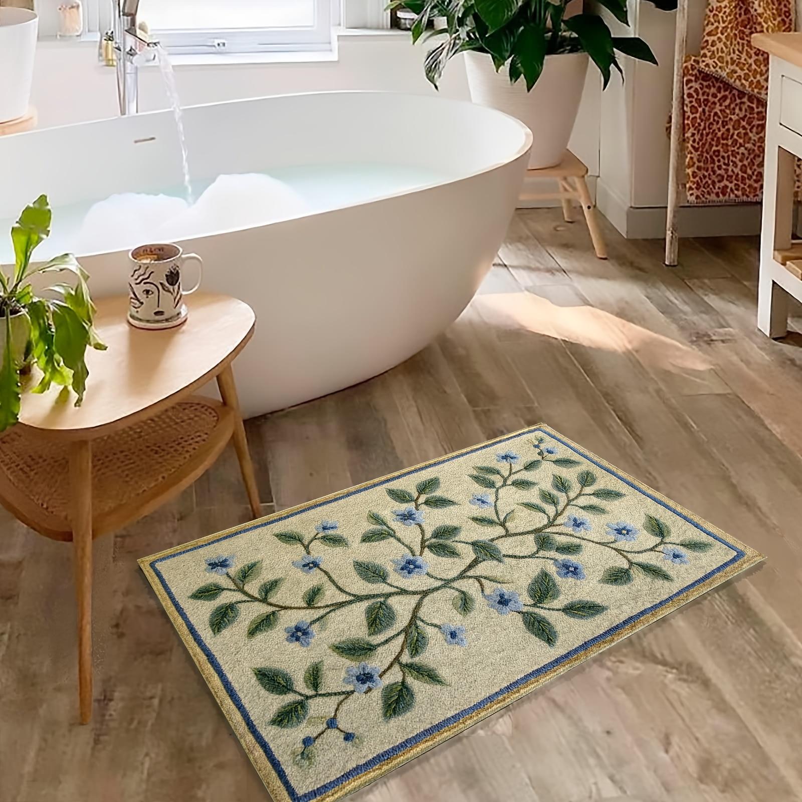 Luspool Vloerkleed Entree Vloermat voor Nieuwe Stijl Luxe Slaapkamer en Woonkamer Vlekbestendig Tapijt voor Huisdecoratie 40X60CM
