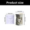 Art Statue Silicone Molds Flower Vase Silicone Molds for Epoxy Resin Flower Vase Pen Holder Organiser Home Decoration