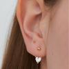 OVLA HEART BEAM Two Way Earring JE027