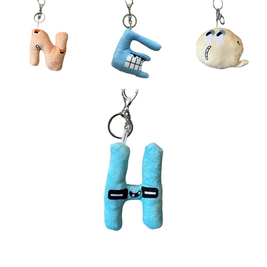 Cuddly 3.9in Alphabet Lore Plush Pendant Doll Baby Educational Toy