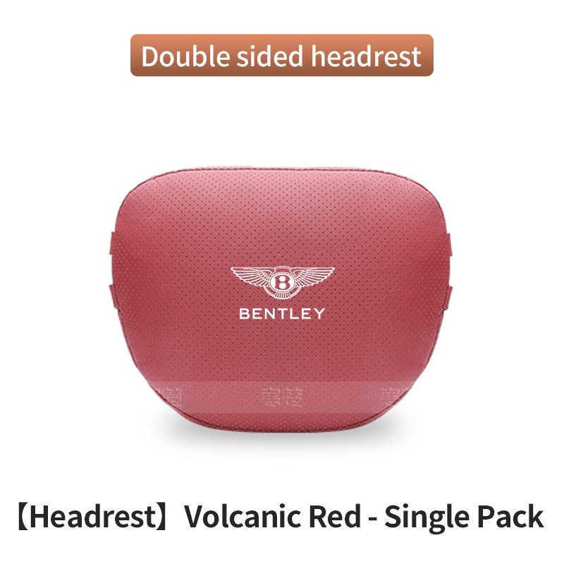 For Bentley Continental GT MULLINER Bentayga Flying Hurtling Spurlogo Car Headrest Neck Support Lumbar Cushion Soft Neck Pillow