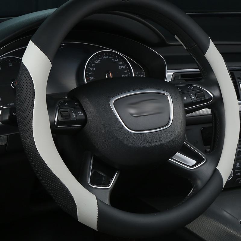 Non-slip Breathable Massage Car Steering Wheel Cover for All Seasons