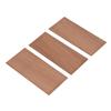 3PCS Guitar Veneer 188x98x2mm Sapele Wood Guitar Headplate Head Veneer for Repairment