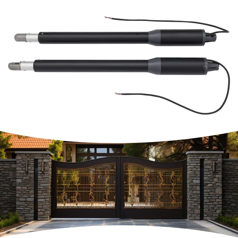 650 Pound Double Leaf Electric Door Opener Low-noise Single or Double Leaf Security Operated Door Opener Kit Access Control